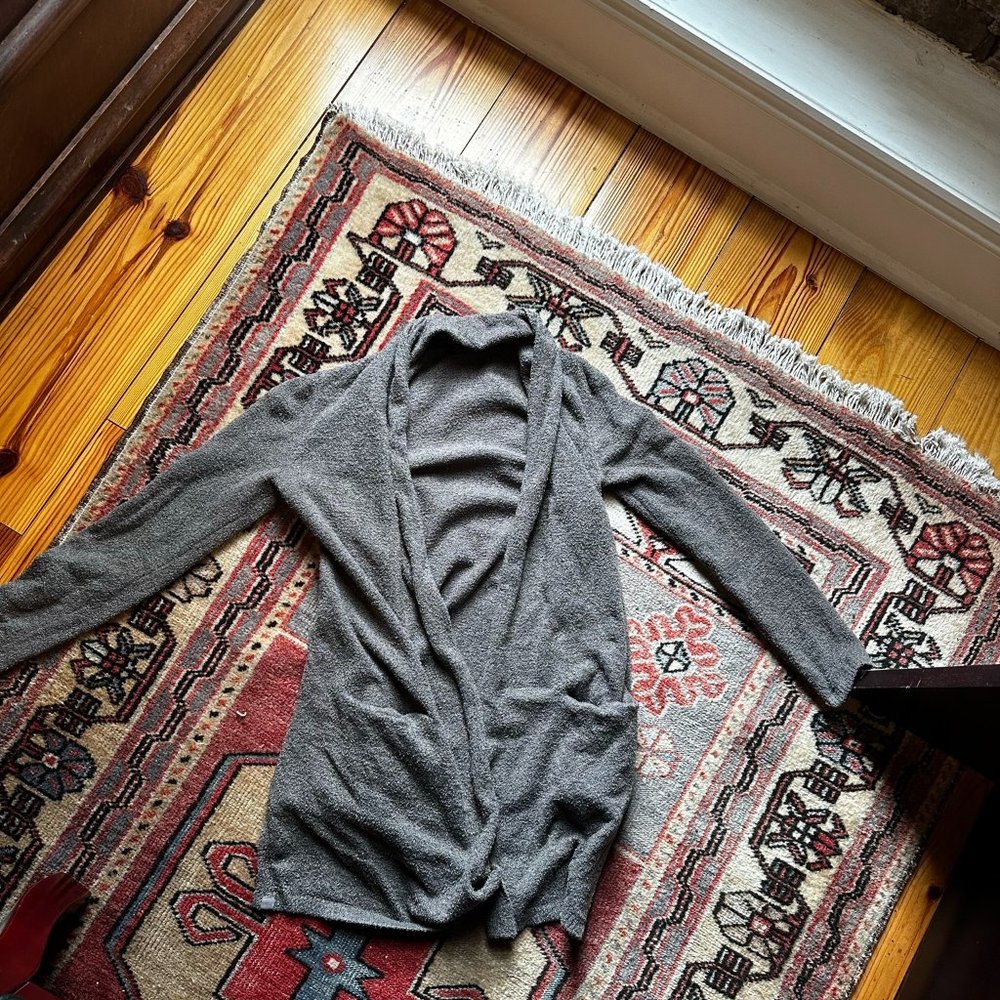 Barefoot Dreams Bamboo Chic Lite Long Cardigan - XS - Cocoa Brown